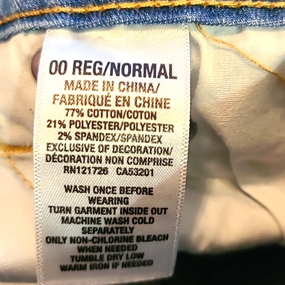 AEROPOSTALE 00x26 JEGGING STRETCH REG MID-RISE SKINNY WOMENS FADED BLUE JEANS - Picture 6 of 7